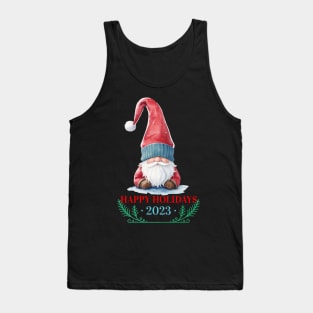 Christmas cute gnome 2023 Tank Top